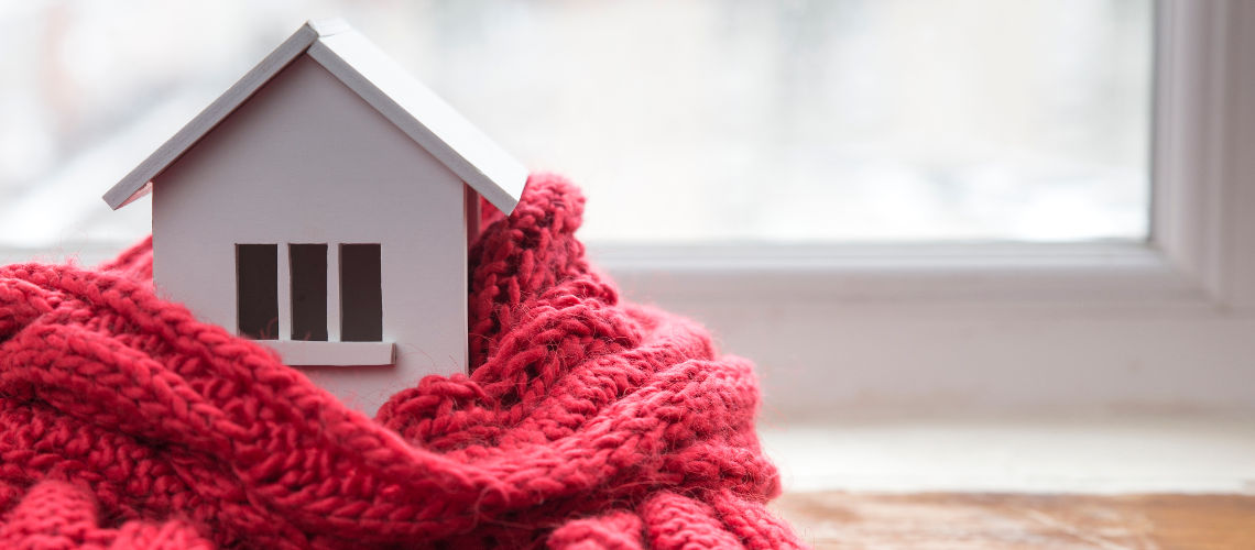 Maison protégée du froid avec un bon déphasage thermique